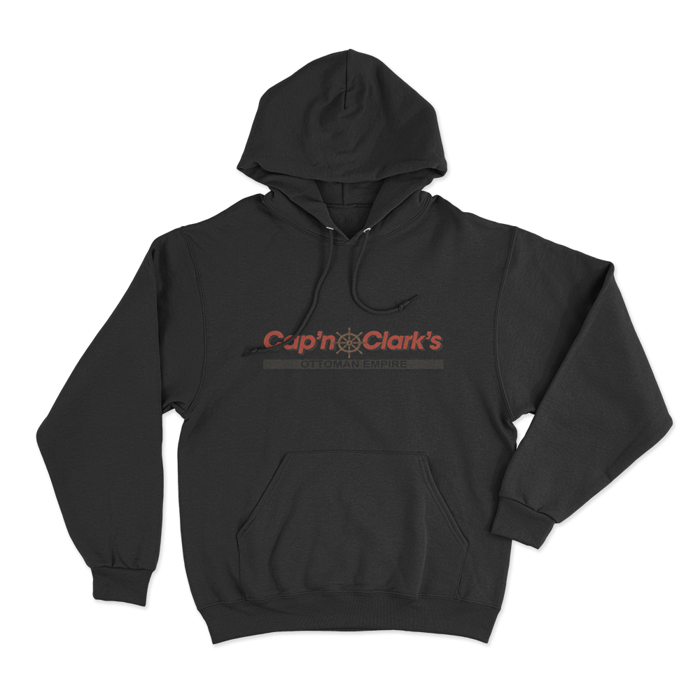 Cap'n Clark's Unisex Hoodie Black Capn Clarks Unisex Hoodie Black