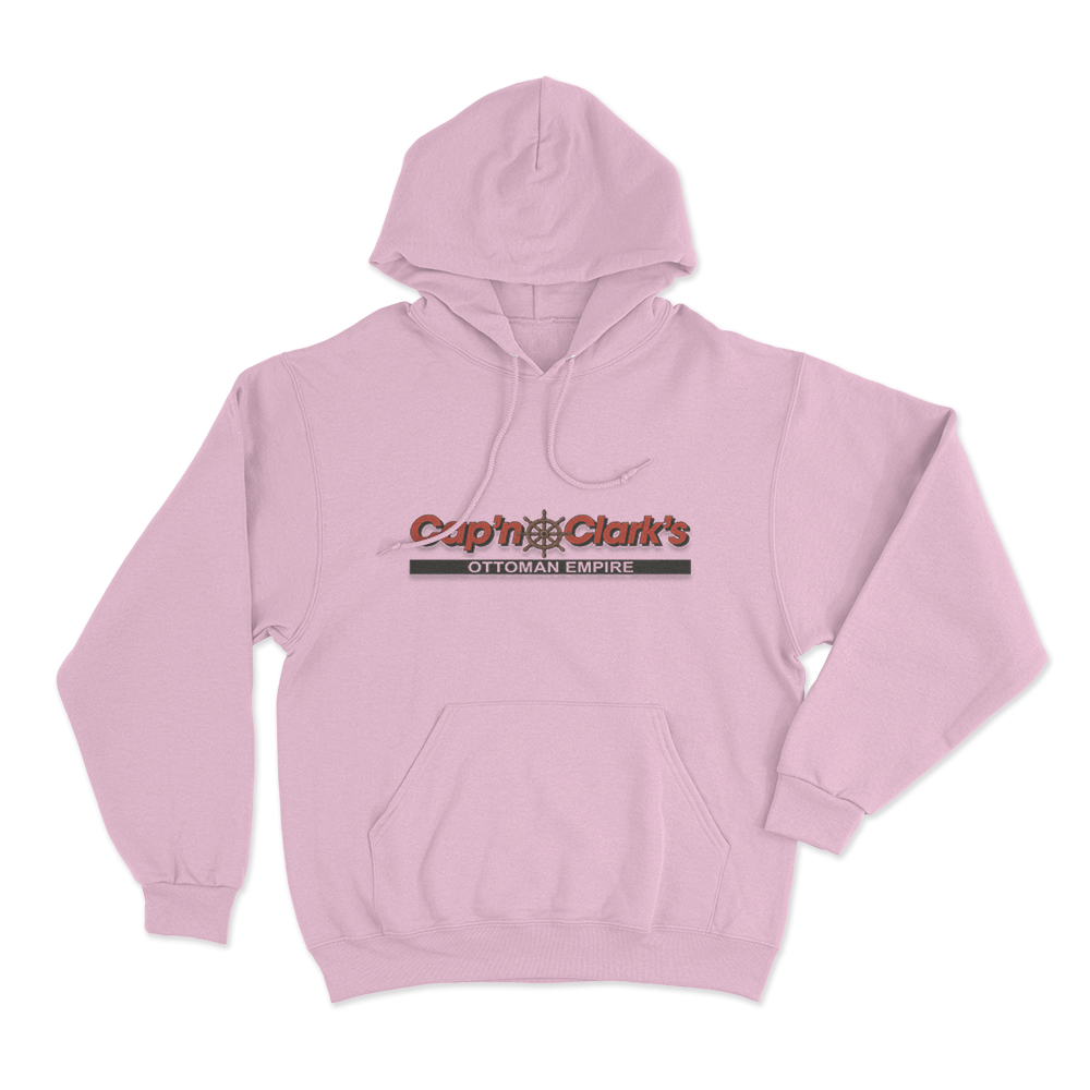 Cap'n Clark's Unisex Hoodie Pink Capn Clarks Unisex Hoodie Pink