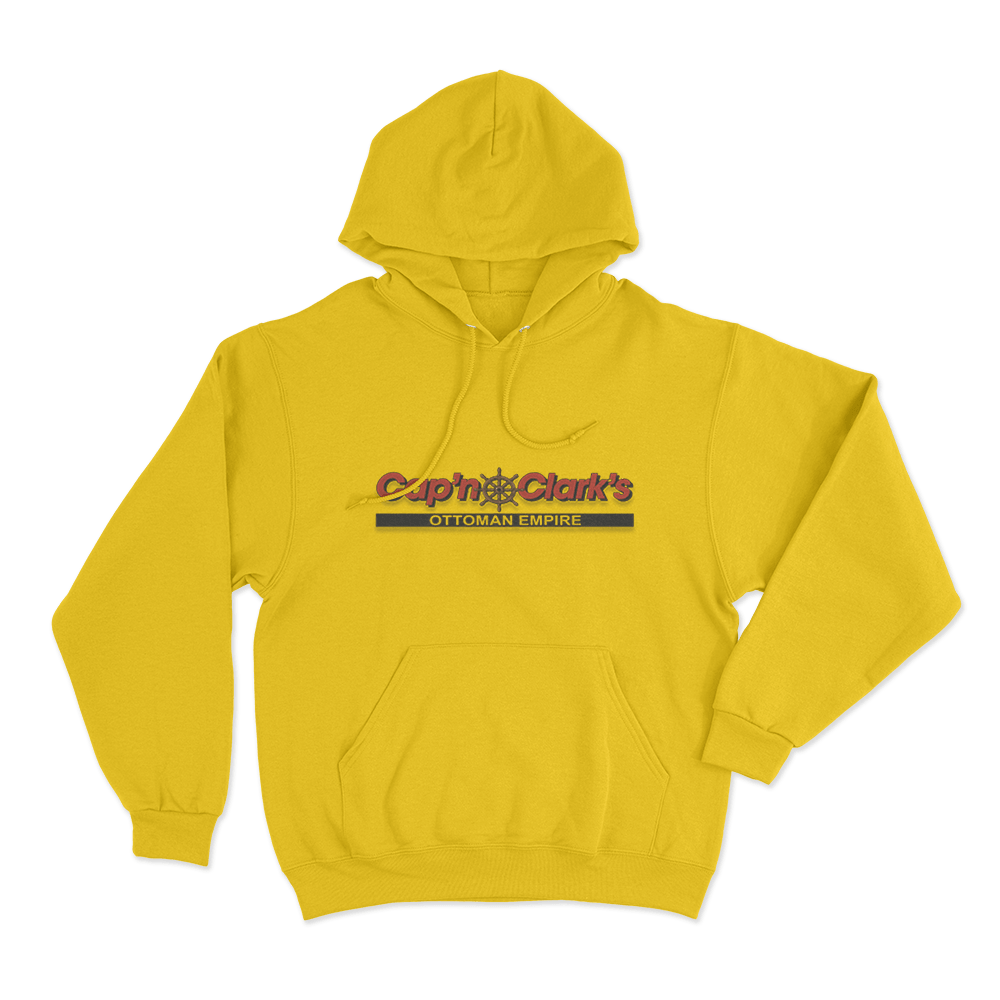 Cap'n Clark's Unisex Hoodie Yellow Capn Clarks Unisex Hoodie Yellow